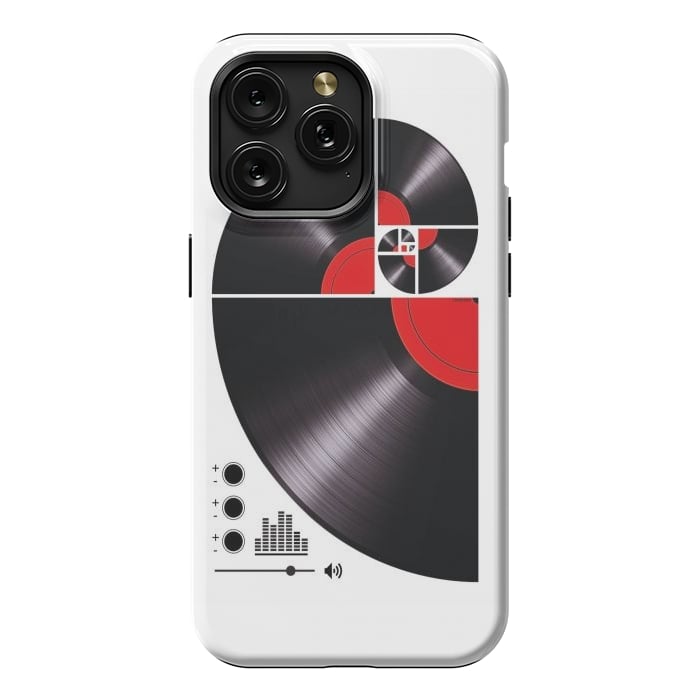 iPhone 15 Pro Max StrongFit Fibonacci Spiral Vinyl by LM2Kone