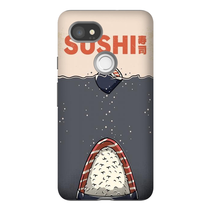 Pixel 2XL StrongFit SUSHI Shark by LM2Kone