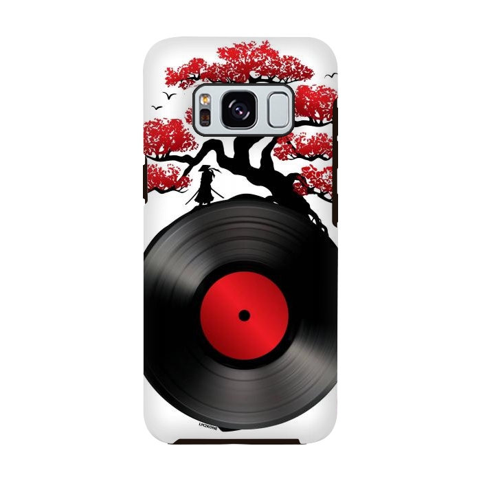 Galaxy S8 StrongFit Japanese Music Vinyl by LM2Kone