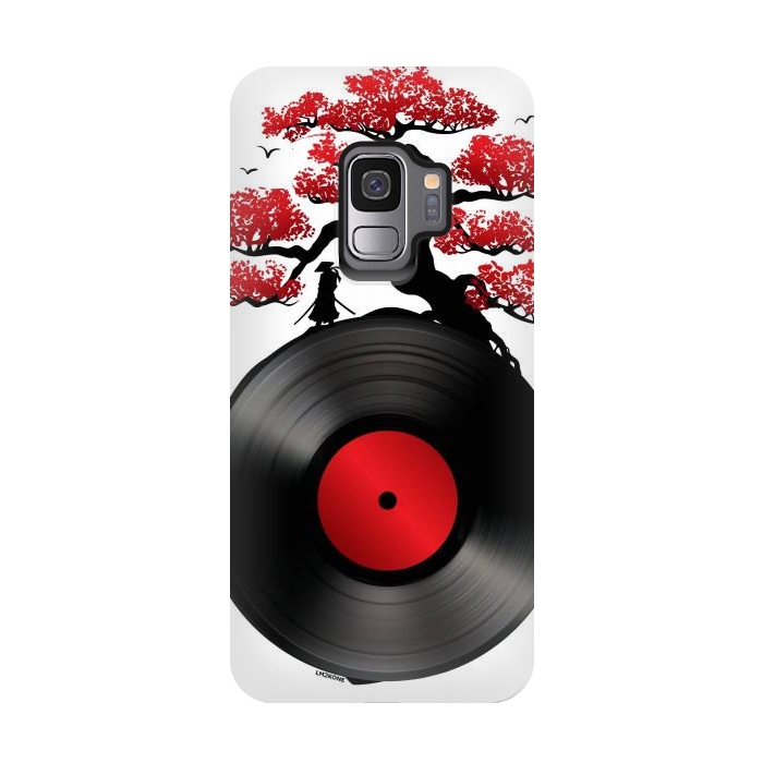 Galaxy S9 StrongFit Japanese Music Vinyl by LM2Kone