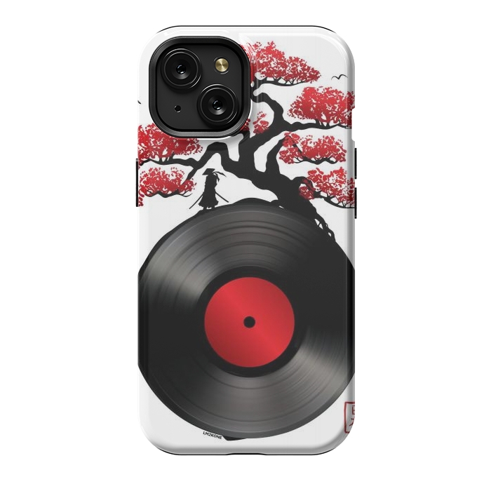 iPhone 15 StrongFit Japanese Music Vinyl by LM2Kone