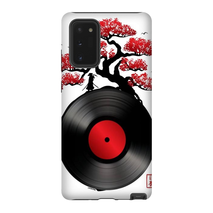 Galaxy Note 20 StrongFit Japanese Music Vinyl by LM2Kone