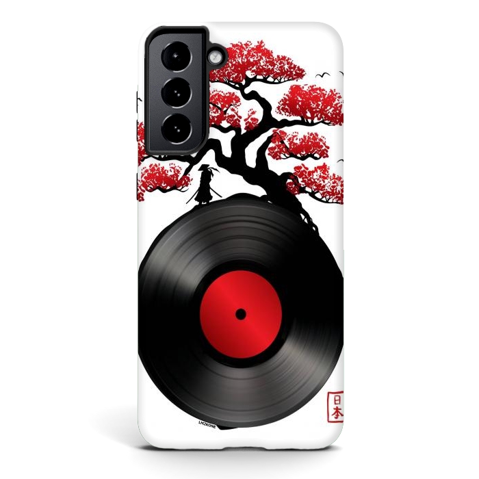 Galaxy S21 StrongFit Japanese Music Vinyl by LM2Kone