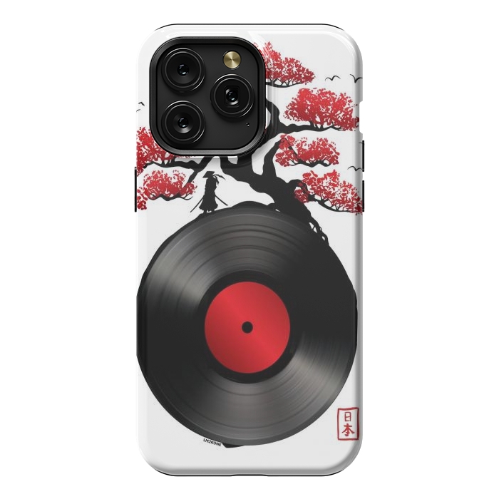 iPhone 15 Pro Max StrongFit Japanese Music Vinyl by LM2Kone