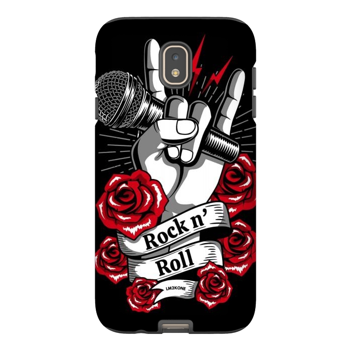 Galaxy J7 StrongFit Rock N Roll - Metal Roses by LM2Kone