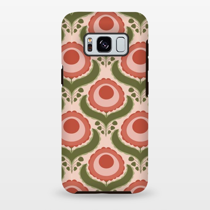 Galaxy S8 plus StrongFit Geometric Floral by Tiny Thistle Studio