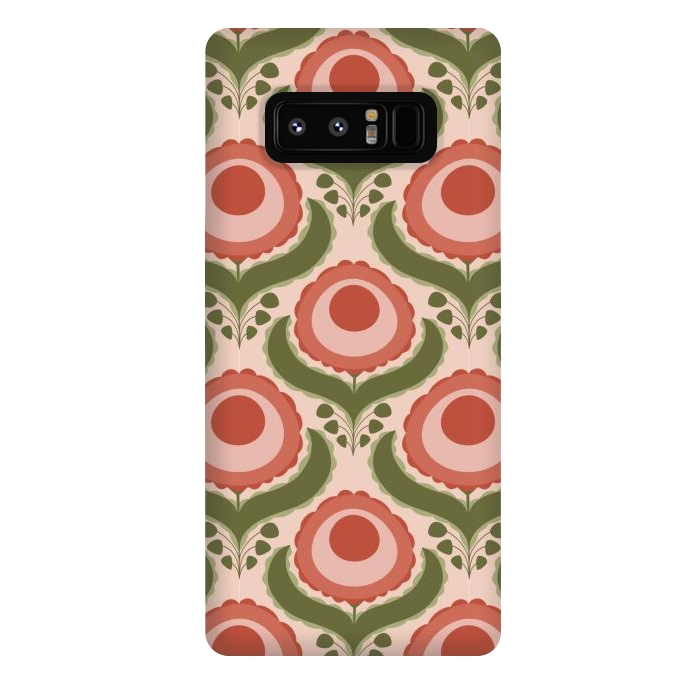 Galaxy Note 8 StrongFit Geometric Floral by Tiny Thistle Studio