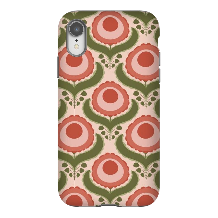 iPhone Xr StrongFit Geometric Floral by Tiny Thistle Studio