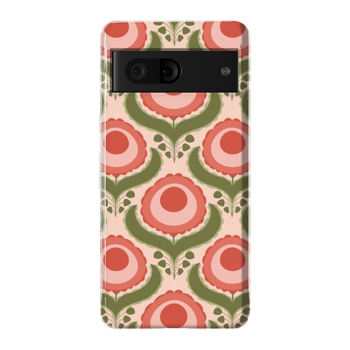 Pixel 7 StrongFit Geometric Floral by Tiny Thistle Studio