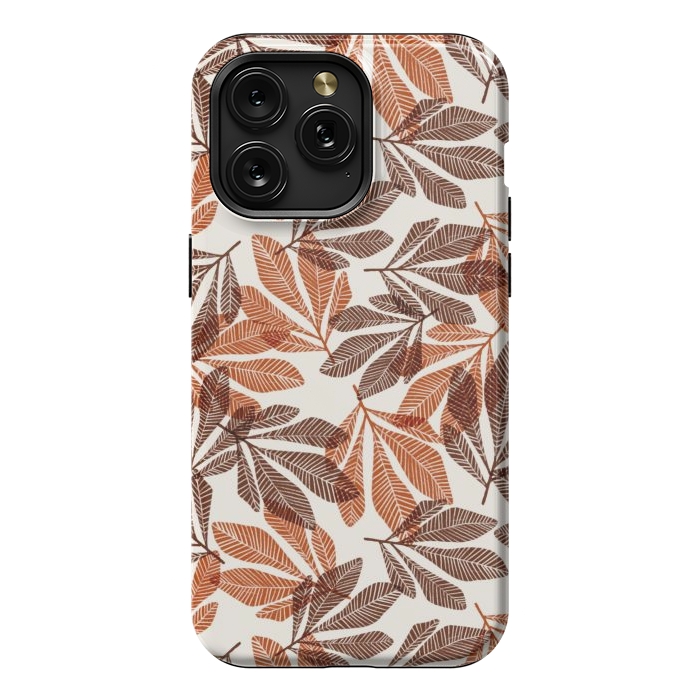 iPhone 15 Pro Max StrongFit Lacy Leaves by Tiny Thistle Studio