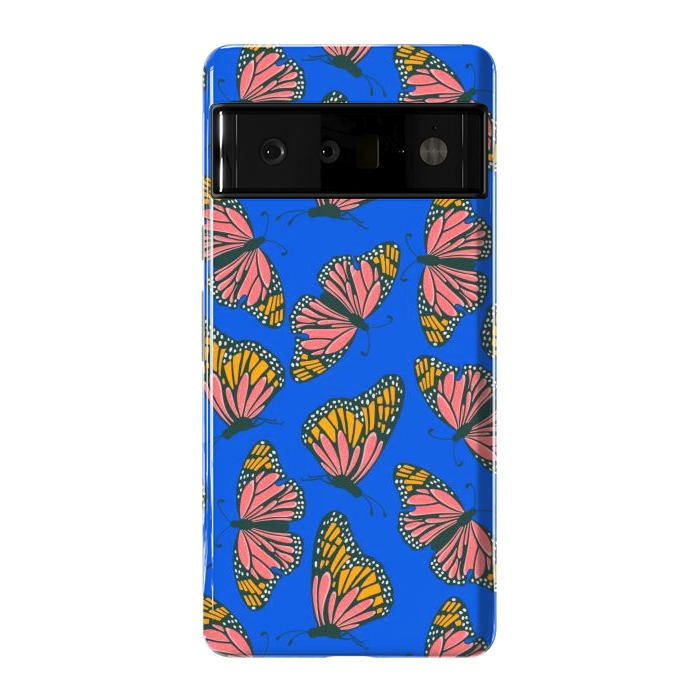 Pixel 6 Pro StrongFit Bright Butterflies by Tiny Thistle Studio