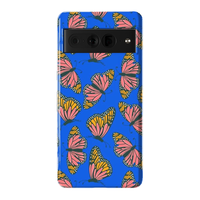 Pixel 7 Pro StrongFit Bright Butterflies by Tiny Thistle Studio