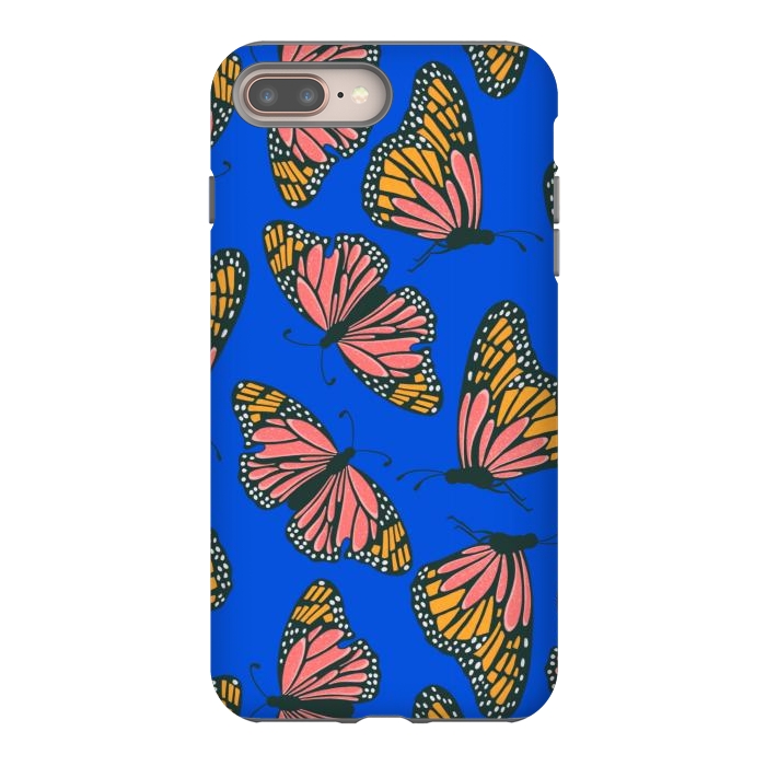 iPhone 7 plus StrongFit Bright Butterflies by Tiny Thistle Studio