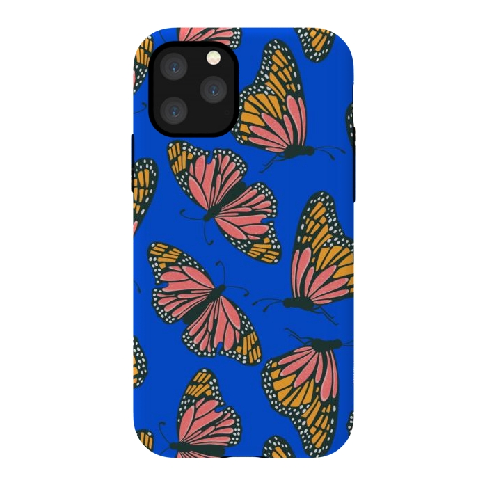 iPhone 11 Pro StrongFit Bright Butterflies by Tiny Thistle Studio