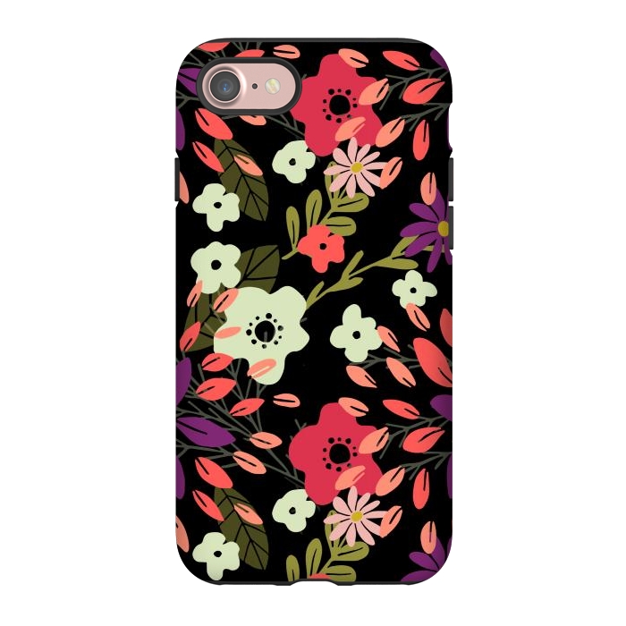 iPhone 7 StrongFit Bright Floral by Tiny Thistle Studio