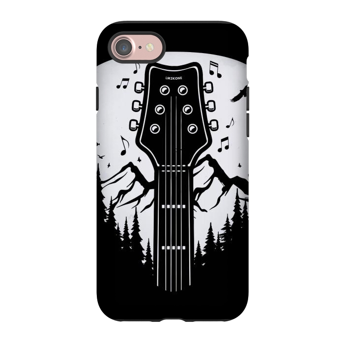 iPhone 7 StrongFit Forest Guitar Pick by LM2Kone