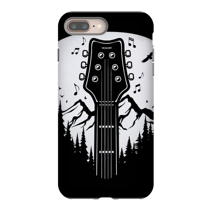 iPhone 7 plus StrongFit Forest Guitar Pick by LM2Kone