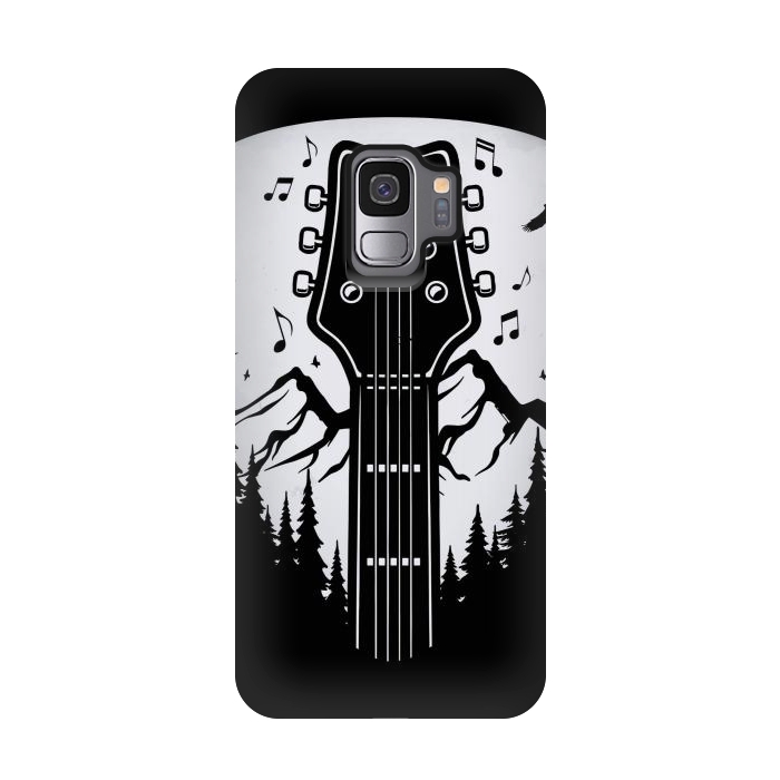 Galaxy S9 StrongFit Forest Guitar Pick by LM2Kone