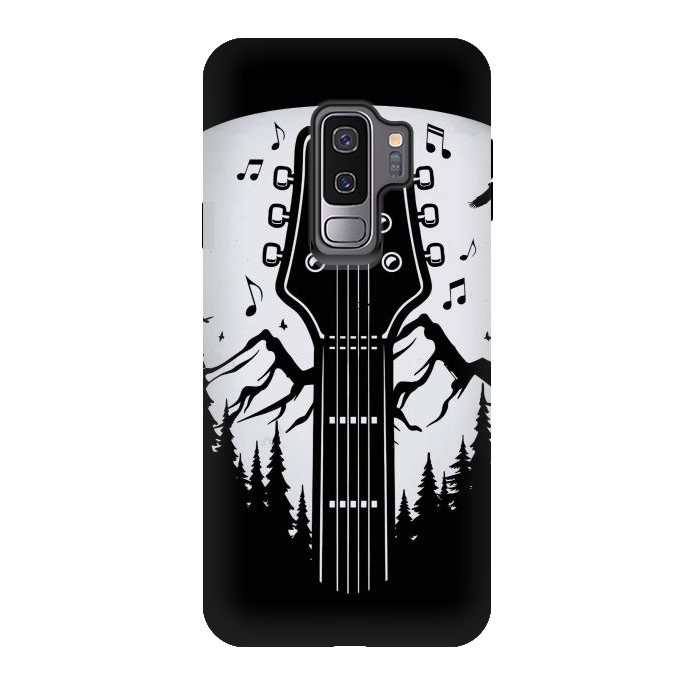 Galaxy S9 plus StrongFit Forest Guitar Pick by LM2Kone