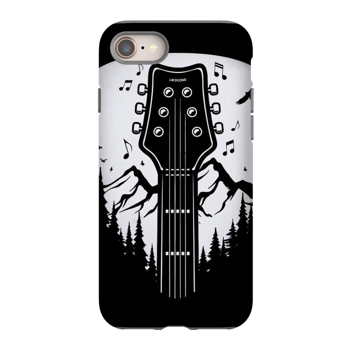iPhone 8 StrongFit Forest Guitar Pick by LM2Kone
