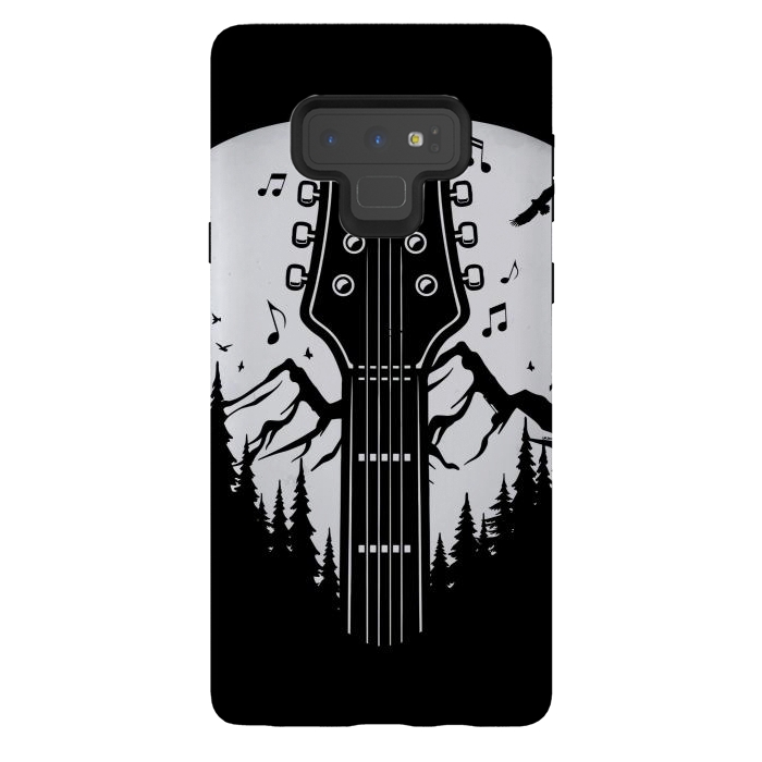 Galaxy Note 9 StrongFit Forest Guitar Pick by LM2Kone