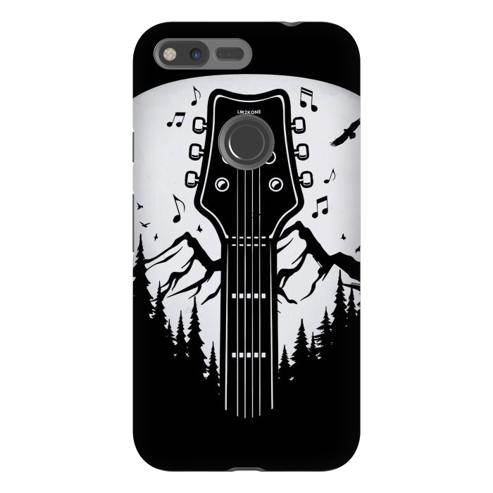 Pixel XL StrongFit Forest Guitar Pick by LM2Kone