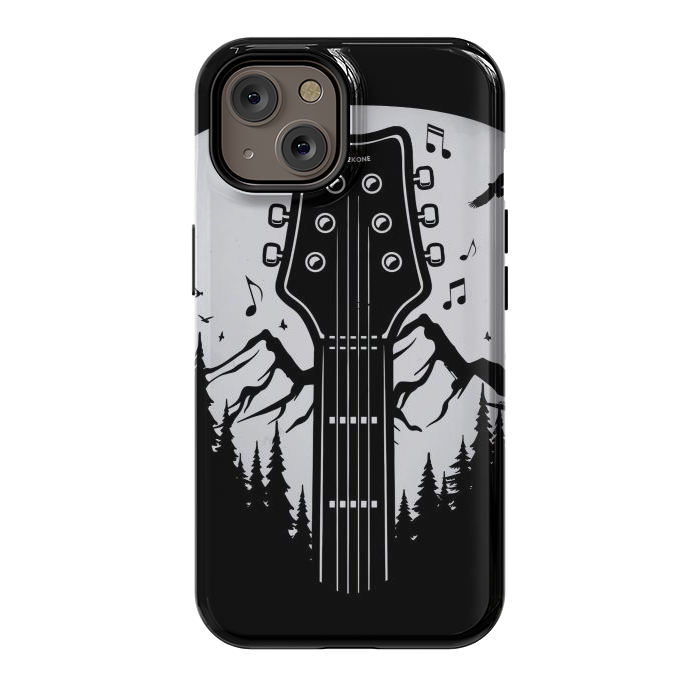 iPhone 14 StrongFit Forest Guitar Pick by LM2Kone
