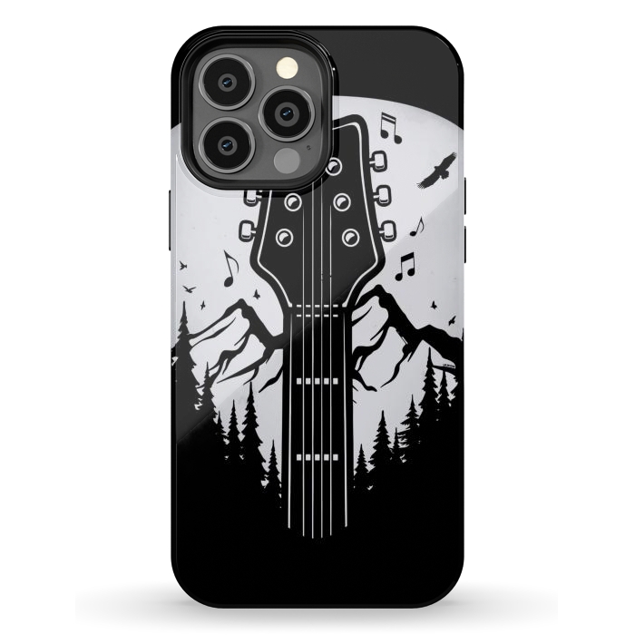 iPhone 13 Pro Max StrongFit Forest Guitar Pick by LM2Kone