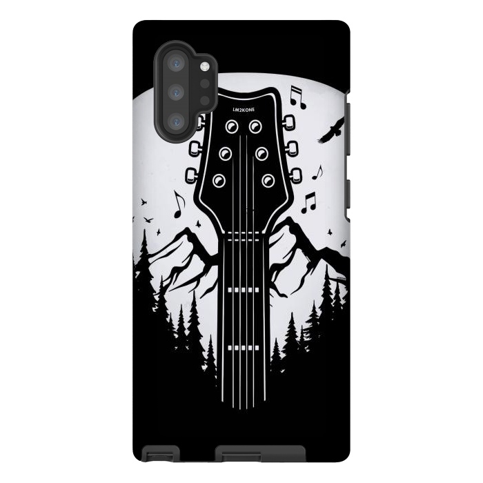 Galaxy Note 10 plus StrongFit Forest Guitar Pick by LM2Kone