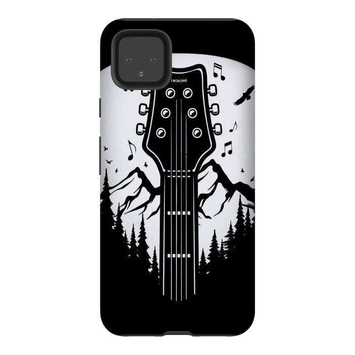 Pixel 4XL StrongFit Forest Guitar Pick by LM2Kone
