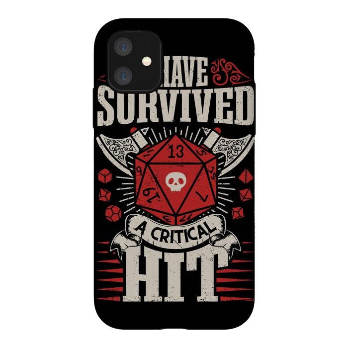 iPhone 11 StrongFit I have survived a critical Hit - RPG by LM2Kone