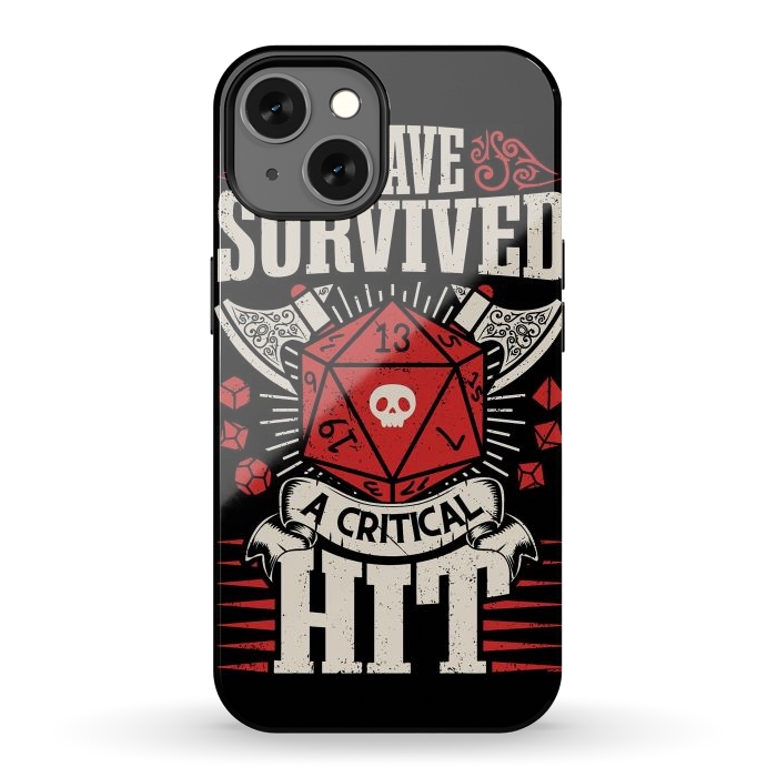 iPhone 13 StrongFit I have survived a critical Hit - RPG by LM2Kone