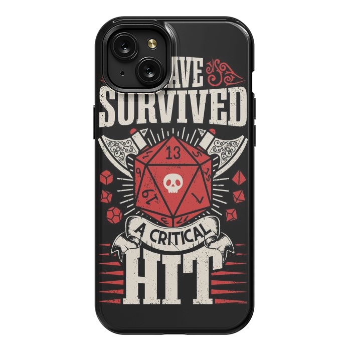 iPhone 15 Plus StrongFit I have survived a critical Hit - RPG by LM2Kone