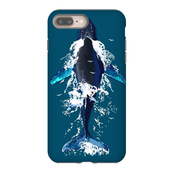 iPhone 7 plus StrongFit Humpback whale in ocean by LM2Kone