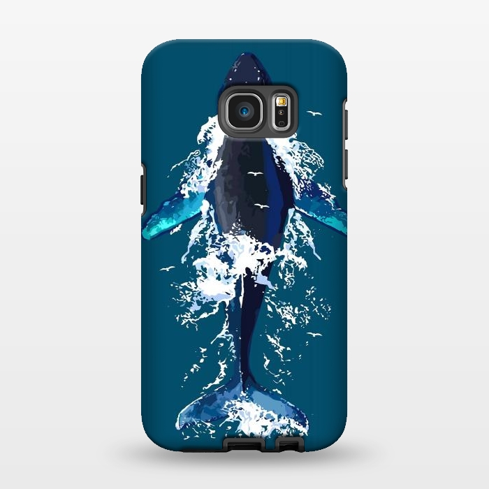 Galaxy S7 EDGE StrongFit Humpback whale in ocean by LM2Kone