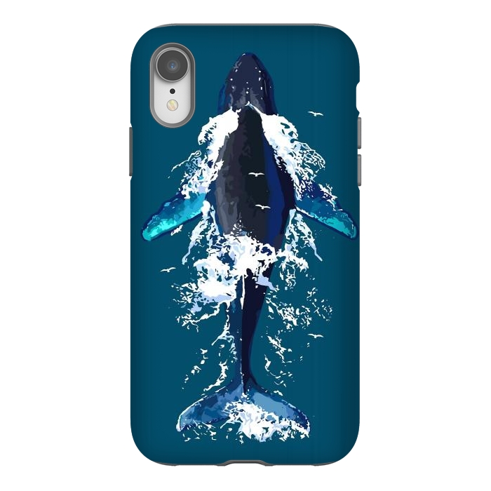 iPhone Xr StrongFit Humpback whale in ocean by LM2Kone