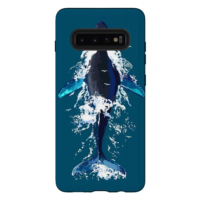 Galaxy S10 plus StrongFit Humpback whale in ocean by LM2Kone