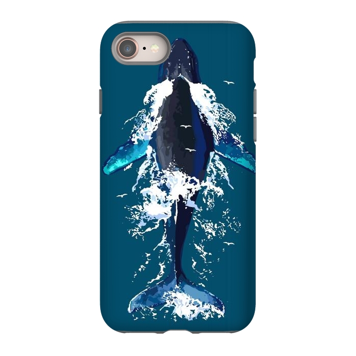 iPhone SE StrongFit Humpback whale in ocean by LM2Kone