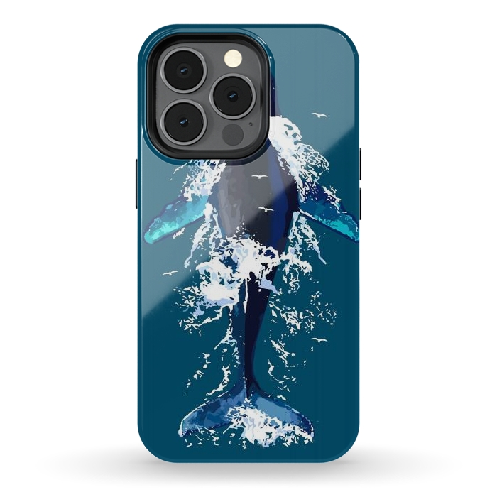 iPhone 13 pro StrongFit Humpback whale in ocean by LM2Kone