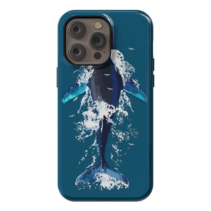 iPhone 14 Pro max StrongFit Humpback whale in ocean by LM2Kone