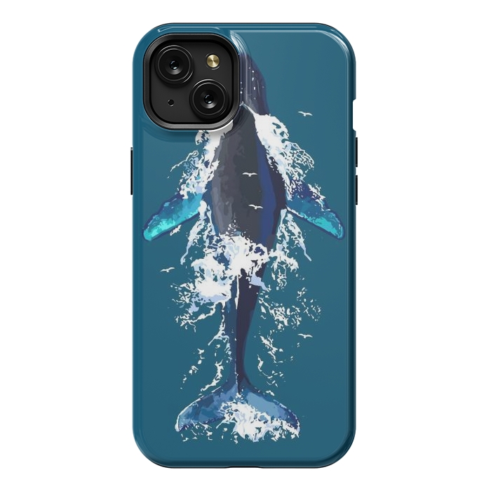 iPhone 15 Plus StrongFit Humpback whale in ocean by LM2Kone