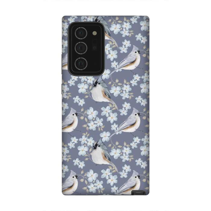Galaxy Note 20 Ultra StrongFit Birds, purple by Flowery Stories