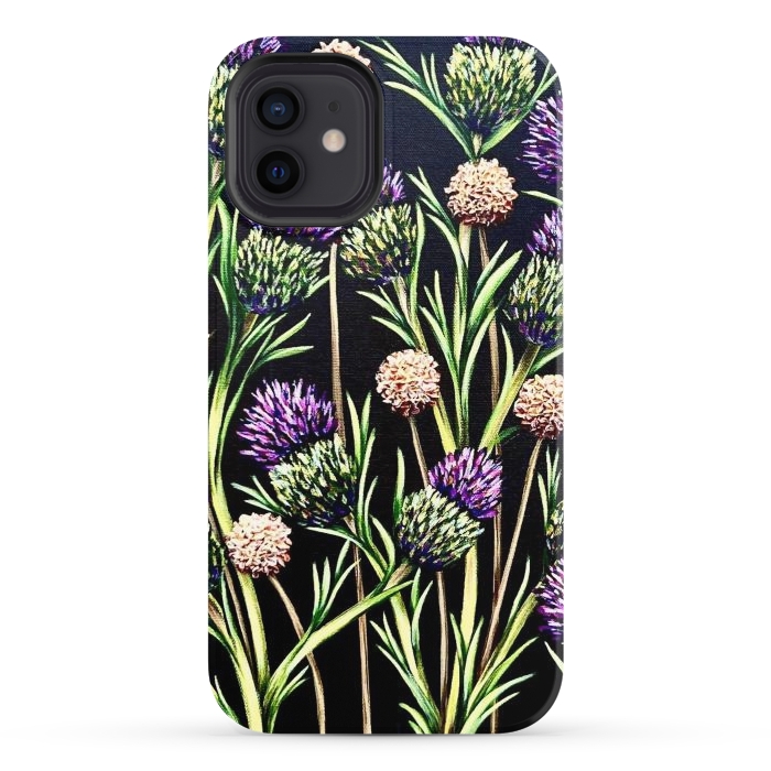 iPhone 12 StrongFit Thistle  by Denise Cassidy Wood