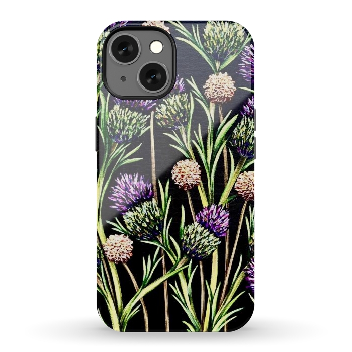 iPhone 13 StrongFit Thistle  by Denise Cassidy Wood