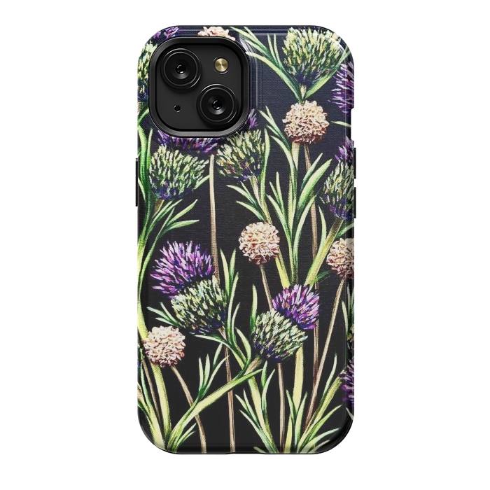 iPhone 15 StrongFit Thistle  by Denise Cassidy Wood