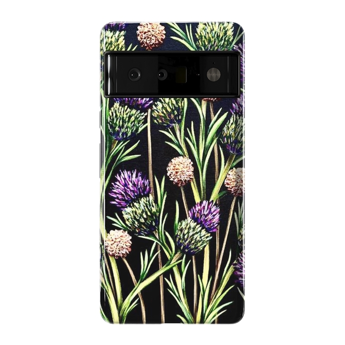 Pixel 6 Pro StrongFit Thistle  by Denise Cassidy Wood