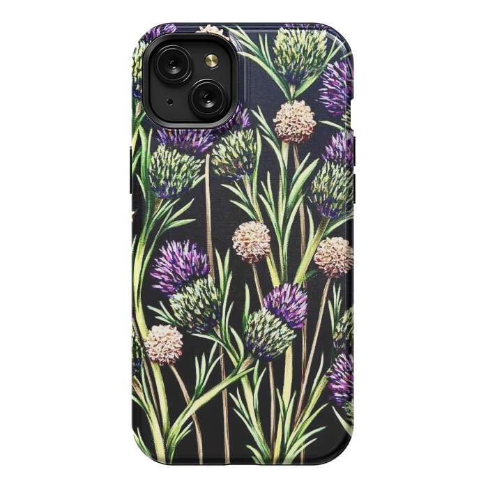 iPhone 15 Plus StrongFit Thistle  by Denise Cassidy Wood