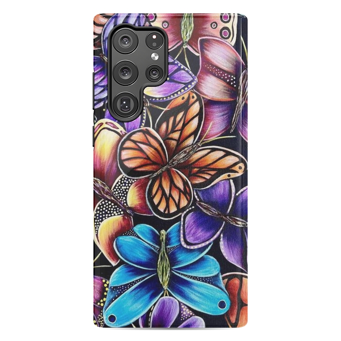Galaxy S22 Ultra StrongFit Butterflies by Denise Cassidy Wood