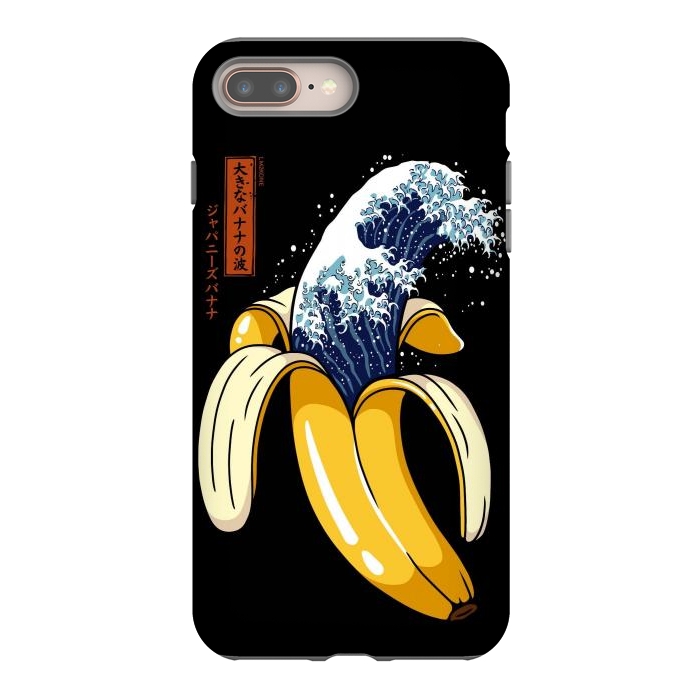 iPhone 7 plus StrongFit The Great Wave of Banana by LM2Kone