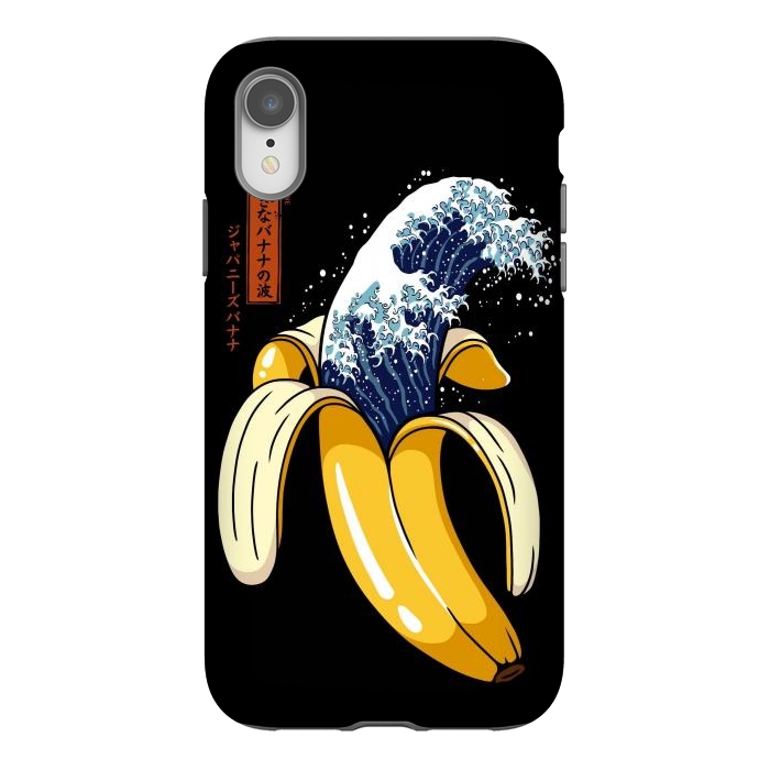 iPhone Xr StrongFit The Great Wave of Banana by LM2Kone